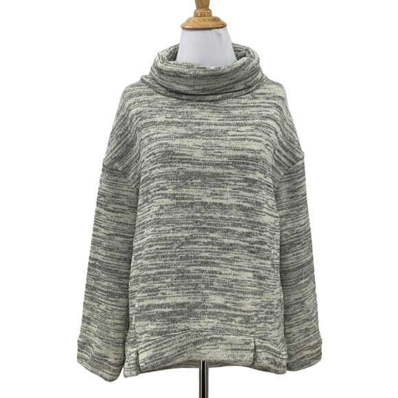 Anthropologie Saturday Sunday Sweater Women XS Turtleneck Drop Shoulder High Low - Picture 1 of 12